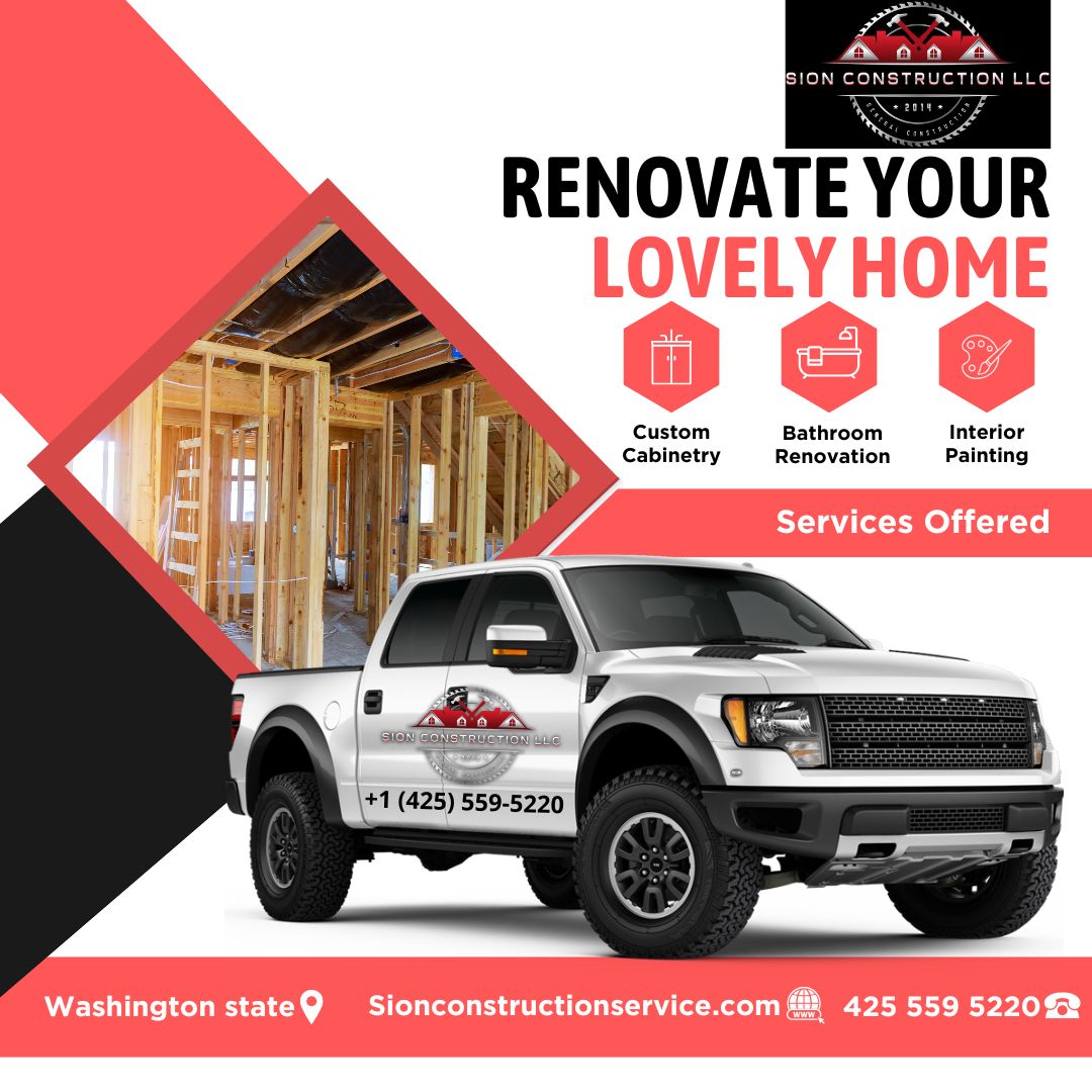 Green And White Modern Home Renovation Services Instagram Post